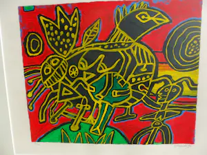 Corneille - Zeefdruk, Titel, Oiseau Ne Du Paysage Uit 1992. Ingelijst kopen? Bied vanaf 275!