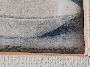 Johan Hendrik Kaemmerer - Fraaie gewassen Inkt "grisaille" stilleven - gesigneerd kopen? Bied vanaf 30!