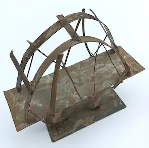 Herman den Brinker - Brug, object van gesoldeerd blik en draad kopen? Bied vanaf 1!