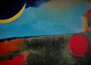 Susan Schildkamp - Karakteristiek expressionistisch Acrylverf "le Valtin" met catalogus - GROOT! kopen? Bied vanaf 1!