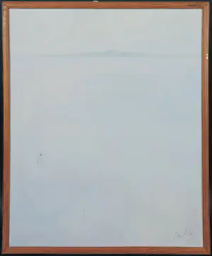 Rudi Polder - Olieverf op doek, Lagune met eiland - Ingelijst kopen? Bied vanaf 50!