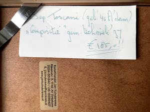 Bep Toscani - Gesigneerd - Barth lijst kopen? Bied vanaf 45!