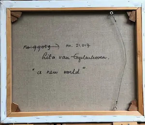 Lita van Engelenhoven - A New World - Olieverf kopen? Bied vanaf 145!