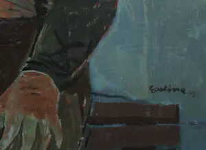 Jan Goeting - Olieverf op doek, Joep - Ingelijst kopen? Bied vanaf 1!