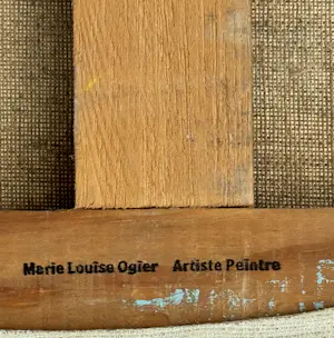 Marie Louise Ogier - Eukalyptus im Dorf - Öl auf Leinwand um 1950 kopen? Bied vanaf 180!