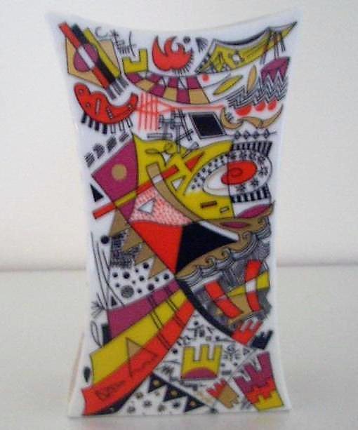 Jan van der Vaart - Jan van der Vaart, vaas ( voor Rosenthal) verkocht voor € 50!