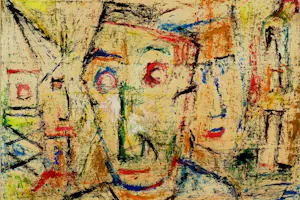 Geni Peter - Abstract/figuratief Olieverf op papier 1958 kopen? Bied vanaf 100!