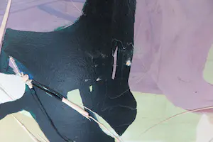 Mario Eloy - Acryl op paneel, Donker ogenlicht in het duister - Ingelijst (Zeer groot) kopen? Bied vanaf 200!