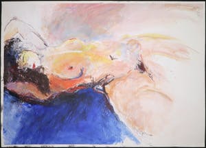 Franscz Witte - Gemengde techniek op papier, Naakt (Groot) kopen? Bied vanaf 80!