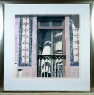 Max Kreijn - Zeefdruk, Lisboa - Ingelijst vendu pour 40€ !