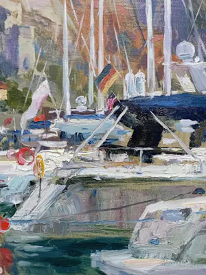 Dmitri Kostylov - Jachten in de baai van Kotor. Montenegro kopen? Bied vanaf 400!