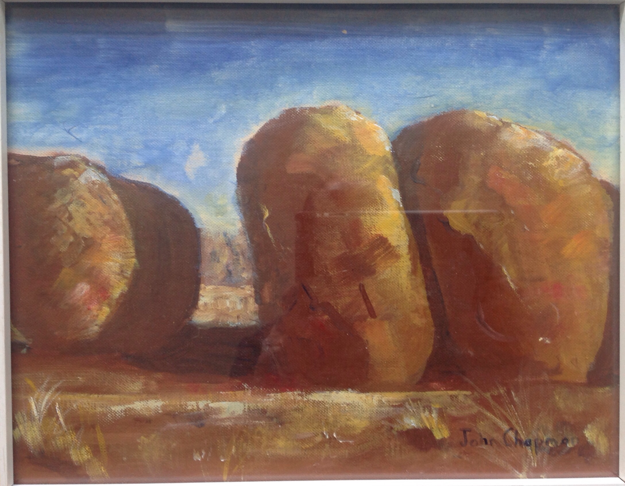 John Chapman Lewis - Olieverf op board - Abstract werk kopen? Bied vanaf 10!