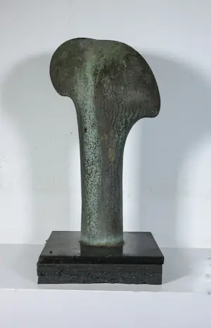 Huub & Adelheid Kortekaas - Groot bronzen beeld, Organische vorm kopen? Bied vanaf 400!