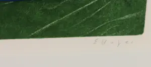 Eliza Kopec - Set van twee mooie etsen / aquatints, A man with a view + Rode vrouw - Ingelijst kopen? Bied vanaf 100!