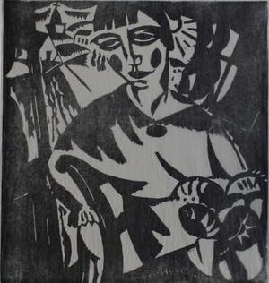 Gustave De Smet - Houtsnede - Vrouwenportret kopen? Bied vanaf 125!