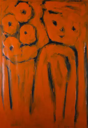 Bart Drost - Schilderen/tekenen op papier, Vervreemding - Ingelijst kopen? Bied vanaf 70!