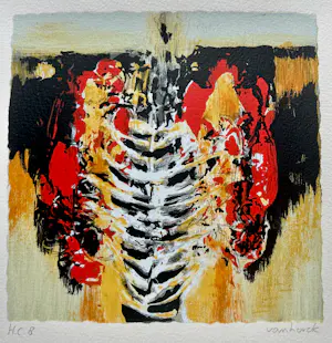 Hans Vanhorck - Lot van 2 zeefdrukken kopen? Bied vanaf 35!