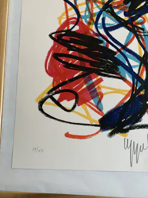 Karel Appel - Op steen gedrukt 1962 kopen? Bied vanaf 450!