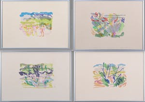 Darja Vos - Vier zeefdrukken, Alameda kopen? Bied vanaf 50!