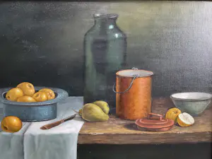 AcheterNiet of onleesbaar gesigneerd - Stilleven? Enchérissez de 10!