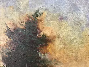 Niet of onleesbaar gesigneerd - Landschap Hollandse school. kopen? Bied vanaf 1!