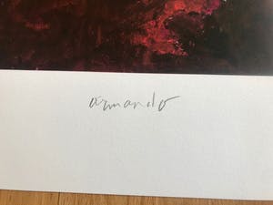 Armando - 'Die Hand' - handgesigneerde giclee in nieuwstaat kopen? Bied vanaf 120!
