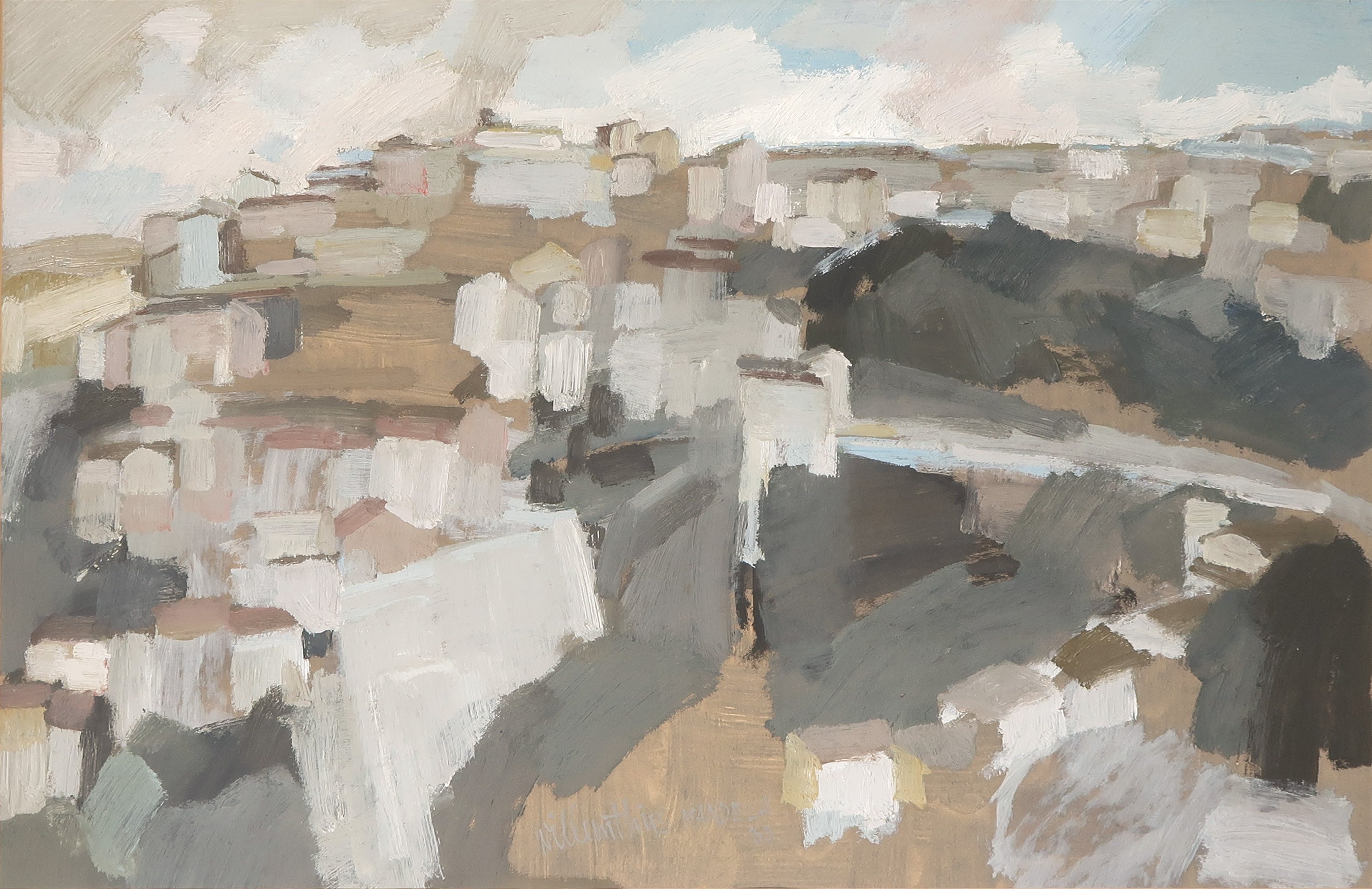 Willem Thijs - Gouache, Mandela - Ingelijst kopen? Bied vanaf 35!