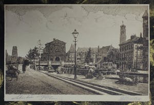 Niet of onleesbaar gesigneerd - ets - Schiekade te Rotterdam kopen? Bied vanaf 1!