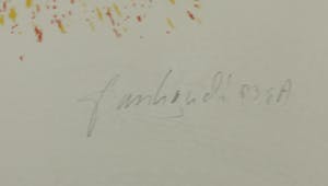 Frank Gude - Zeefdruk, Zonder titel - Ingelijst kopen? Bied vanaf 20!