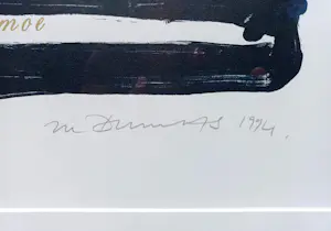 Marlene Dumas - De muze is moe, zeefdruk (netjes ingelijst, groot) kopen? Bied vanaf 1250!