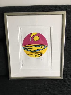 Corneille - Fraai ingelijste ronde zeefdruk kopen? Bied vanaf 190!