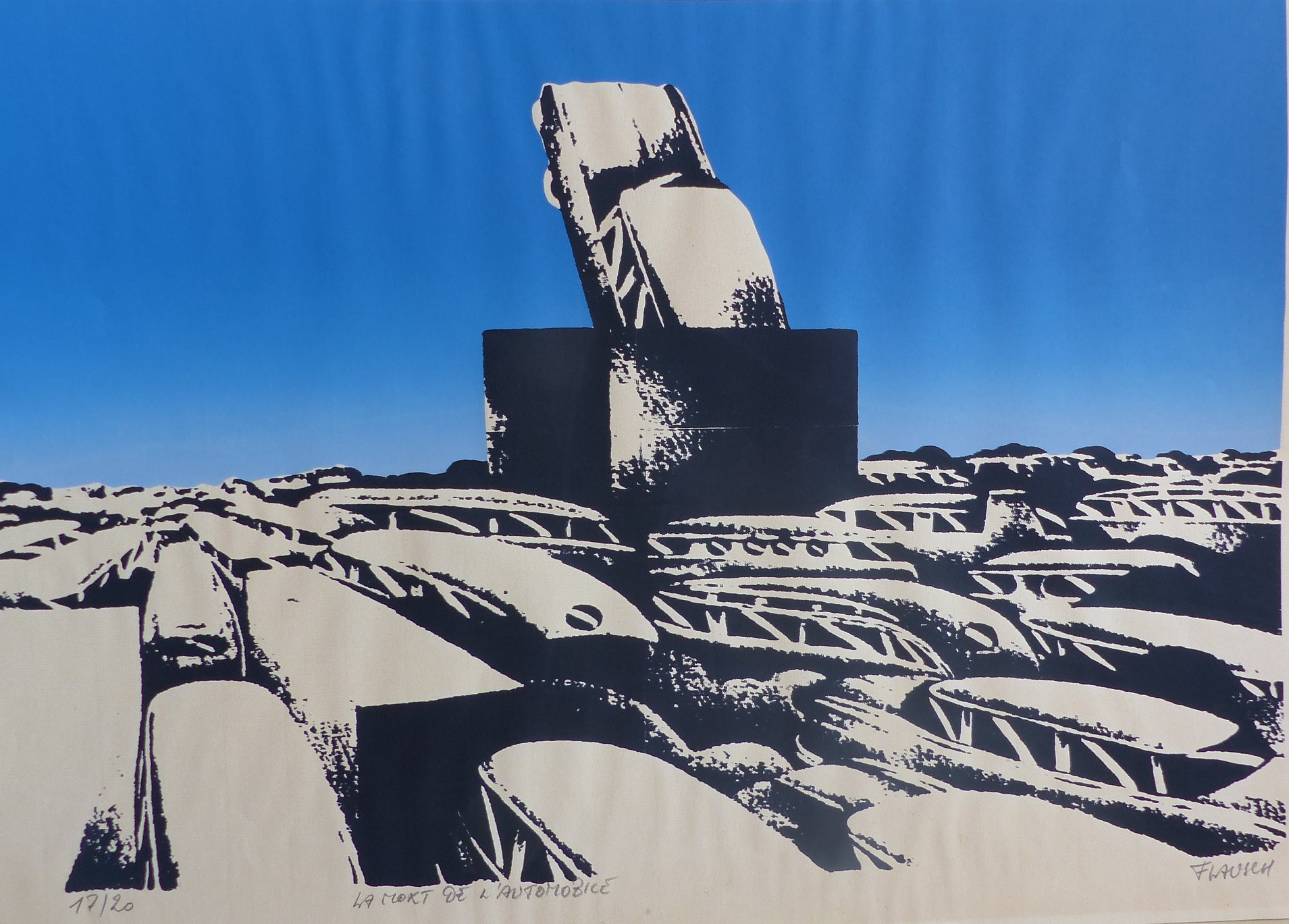 Fernand Flausch - ''La mort de l''automobile'' en ''Shot City'' kopen? Bied vanaf 30!