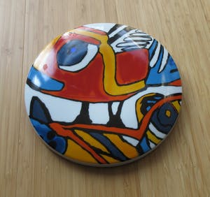 Plateelfabriek Schoonhoven N.V. - Koektrommel met Cobra stijl decoratie kopen? Bied vanaf 27!