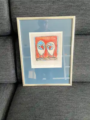 Hans Innemee - Mooie kleurrijke zeefdruk, kleine oplage verkocht voor € 165!