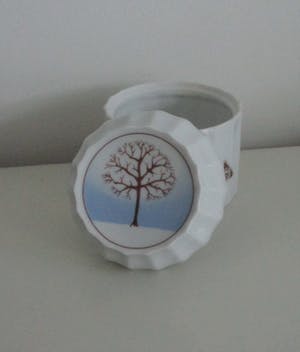 Royal Dux - porseleinen set van vaas en dekselpotje kopen? Bied vanaf 30!