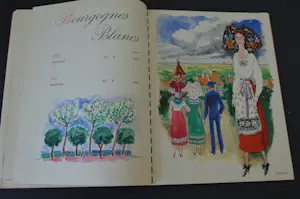 Kees van Dongen - Wijn catalogus NICOLAS. Aquarellen door Kees van Dongen. kaufen? Bieten Sie von 65!