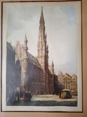 René Van de Sande - Brussel Stadhuis. XV eeuw kopen? Bied vanaf 35!