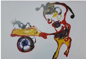 Jan te Wierik - Mooie zeefdruk kopen? Bied vanaf 300!