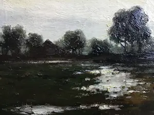 Franciscus Leonardus Corsius - Polder in de schemering. kopen? Bied vanaf 250!