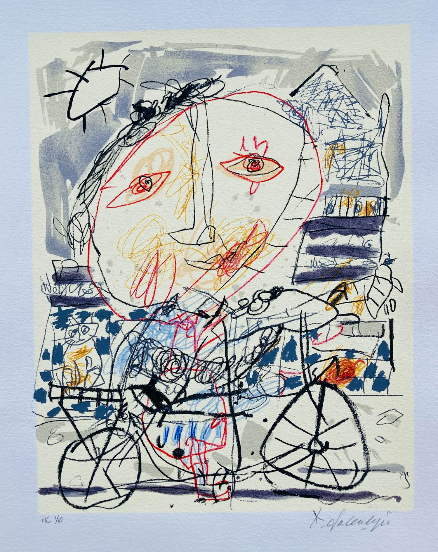 Buy Kees Salentijn - De stadsfietser? Bid from 70!