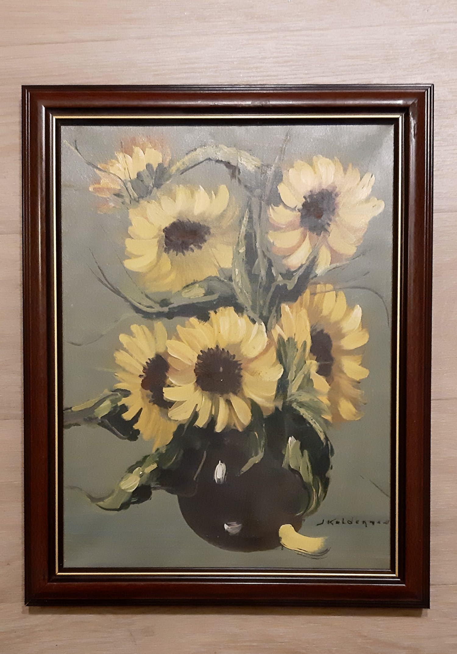 Jan Kelderman - Zonnenbloemen verkocht voor € 45!