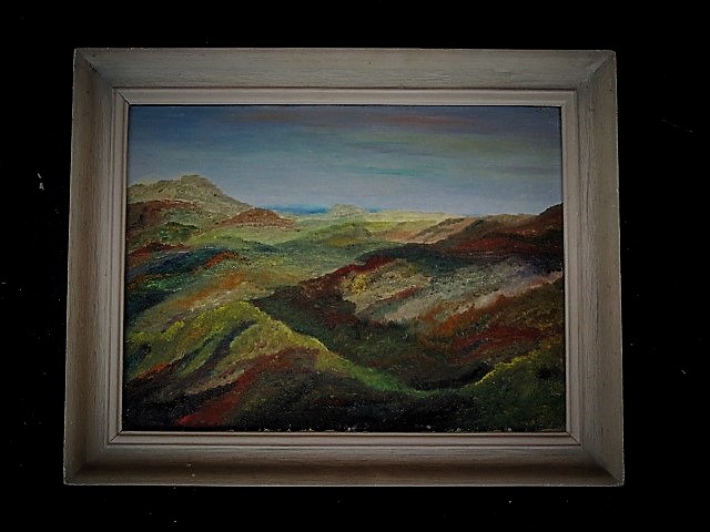 Jacques Wesselius - Fraai olieverf "Duin/Kustlandschap bij invallende avond" gesigneerd  kopen? Bied vanaf 1!