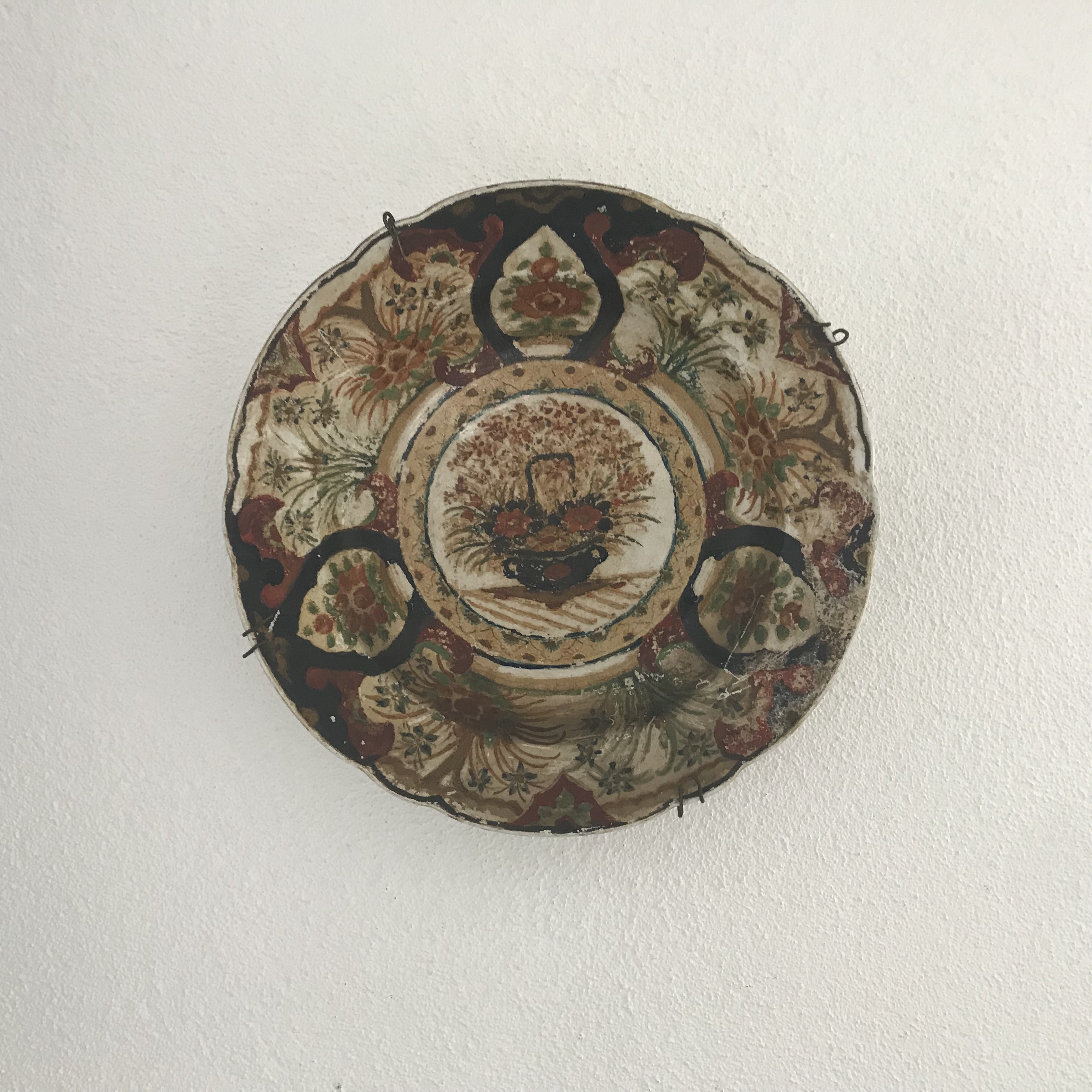 Firma Regout & Co - Antiek Handgeschilderd Bord / Schotel kopen? Bied vanaf 40!