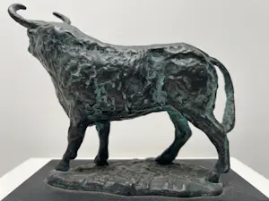 Brons (Onbekend) - bronzen sculptuur | 'Stier' kopen? Bied vanaf 1!