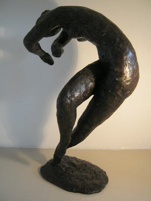 Brons (Onbekend) - Zeer zwaar brons sculptuur van een naakte ballerina kopen? Bied vanaf 300!