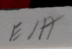 Corneille - grote ingelijste zeefdruk: Coeur de L'ete - 1994 kopen? Bied vanaf 495!