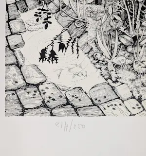 May Claerhout - compositie met figuren kopen? Bied vanaf 59!