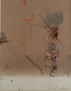 Alexander Bobkin - Uniek werk - Gemengde techniek - 1993 kopen? Bied vanaf 225!