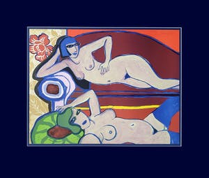 Corneille - ' New York rooms: Sur la Chaisse Longue' - Groot - Nieuw ingelijst kopen? Bied vanaf 735!