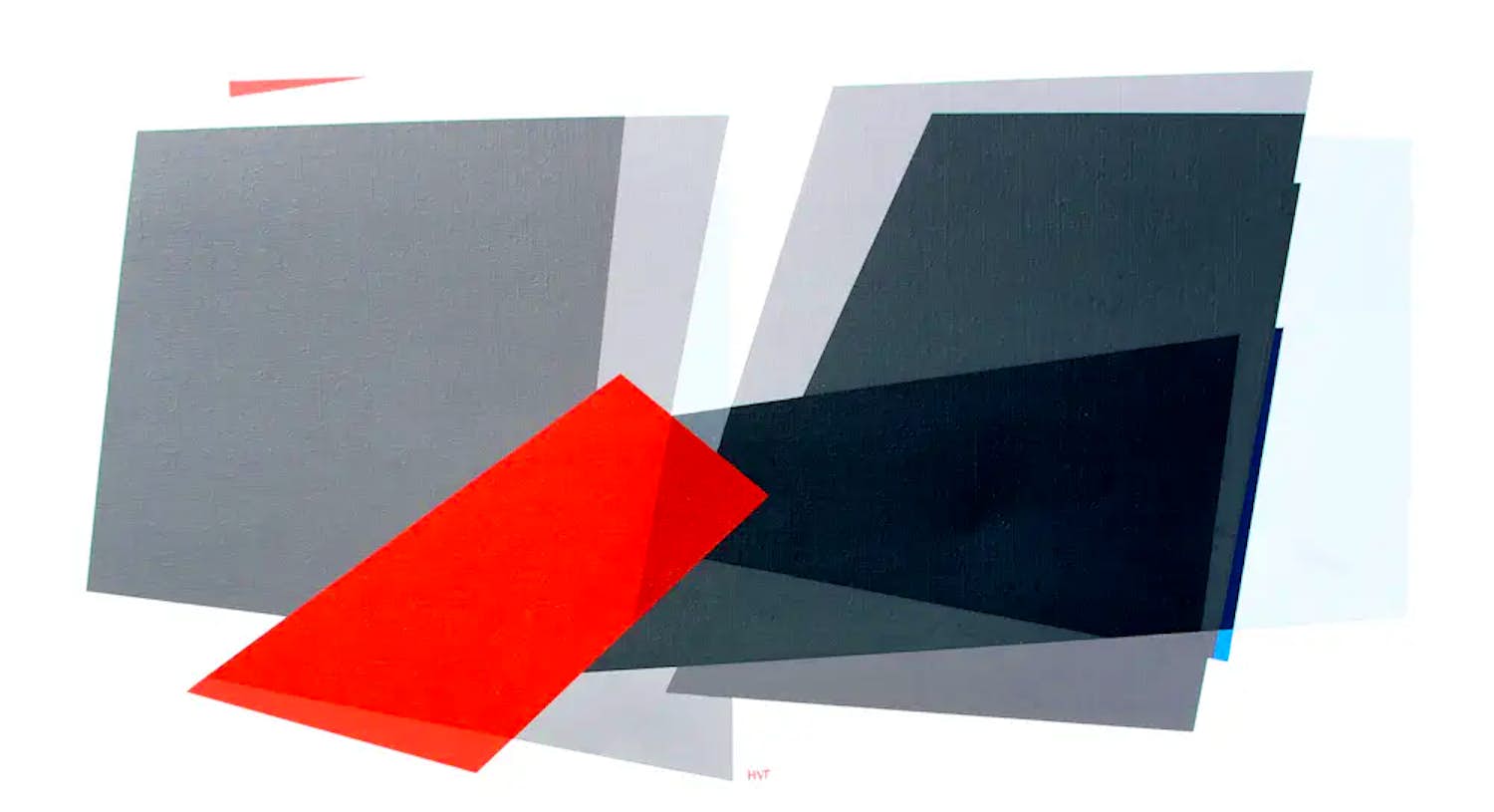 Henk van Trigt - Ingelijste olieverf op doek: "Compositie" - 2001 kopen? Bied vanaf 895!